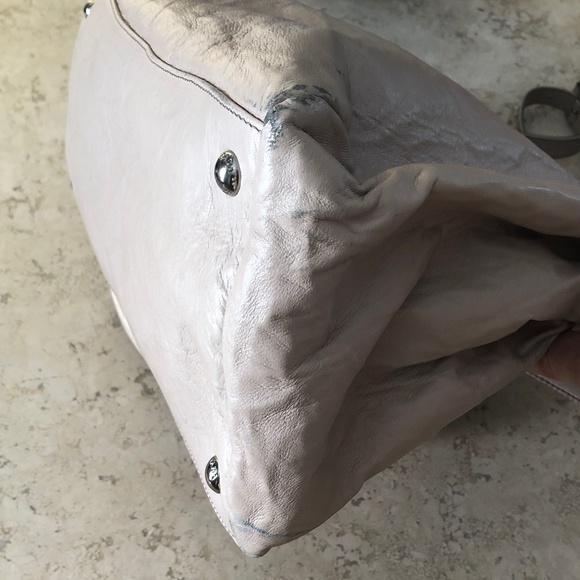 PRADA Nappa Antique Leather Double Zip Convertible Tote Bag - Picture 15 of 17